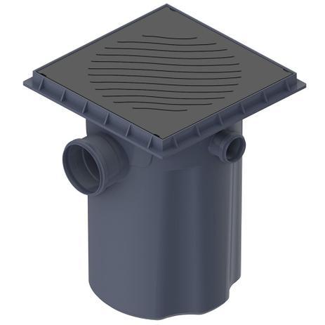 Caixa de gordura dn 100mm, com tampa e cesto